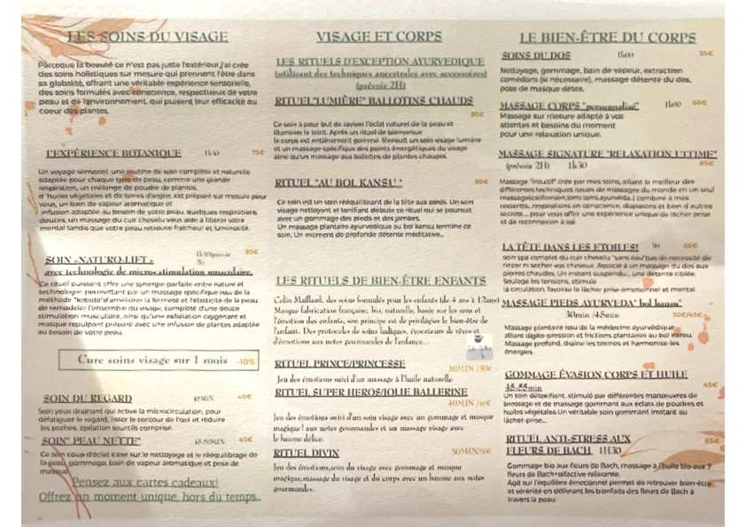 Carte officielle 2025 — Verso